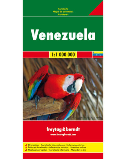 Cartographia Venezuela térkép (Freytag) 9783707909708