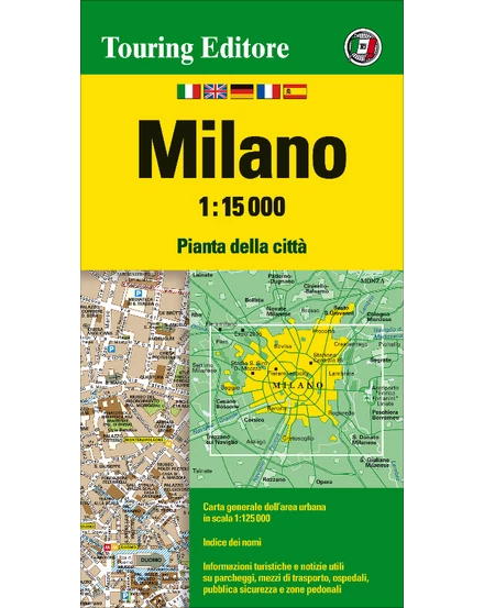 Cartographia Milánó várostérkép 9788836575824
