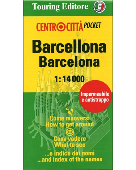 Cartographia Barcelona city zsebtérkép 9788836571024