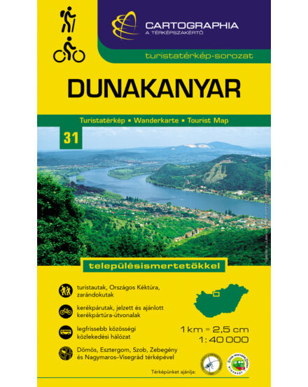 Cartographia  - Dunakanyar turistatérkép [31]