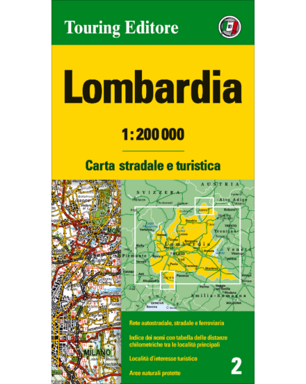Cartographia  - Lombardia régiótérkép