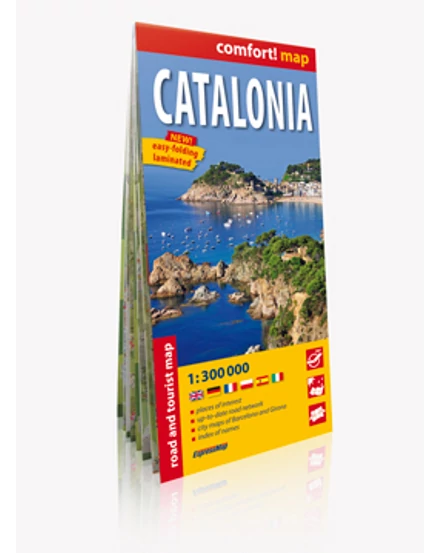 Cartographia Katalónia Comfort térkép 9788375468809