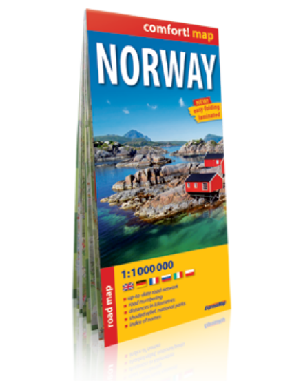 Cartographia Norvégia Comfort térkép 9788380465794
