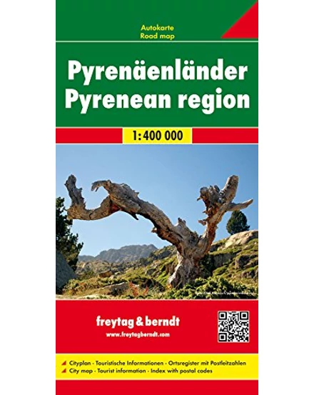 Cartographia Pireneusok országai térkép (Freytag) 9783707907490