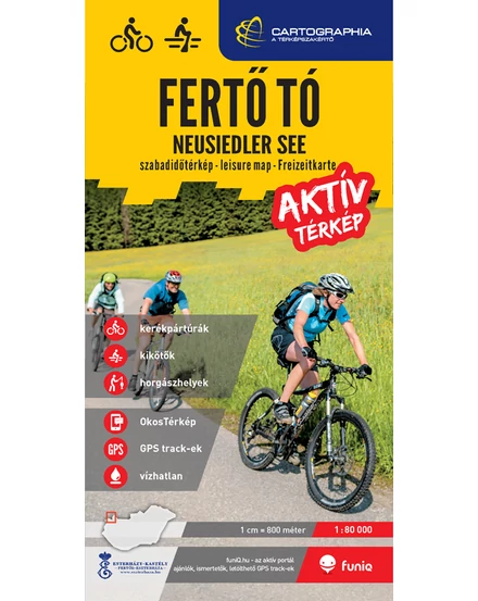 Cartographia Fertő tó aktív térkép 9789633529713