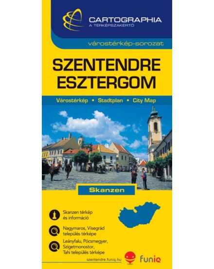 Cartographia Szentendre, Esztergom várostérkép 9789633526941