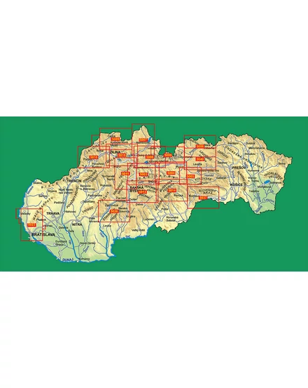 Cartographia  - TP5003 Alacsony-Tátra (nyugati) turistatérkép