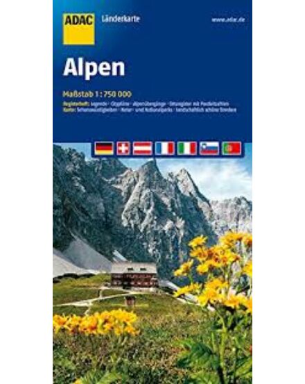 Cartographia Alpok autótérkép - ADAC 9783826420924