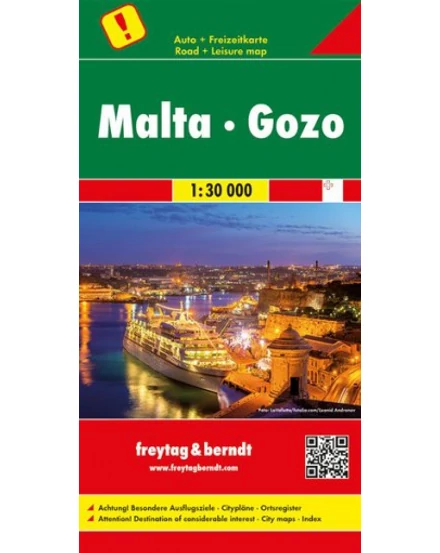 Cartographia Málta, Gozo térkép (Freytag) 9783707916744