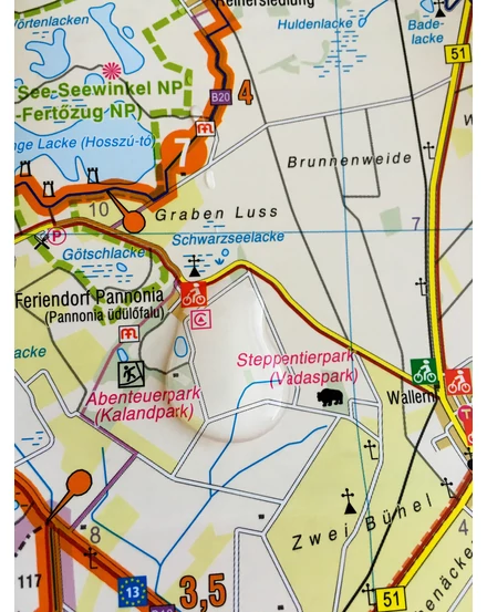 Fertő tó aktív térkép