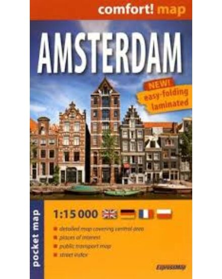 Cartographia Amszterdam Comfort zsebtérkép 9788375468717