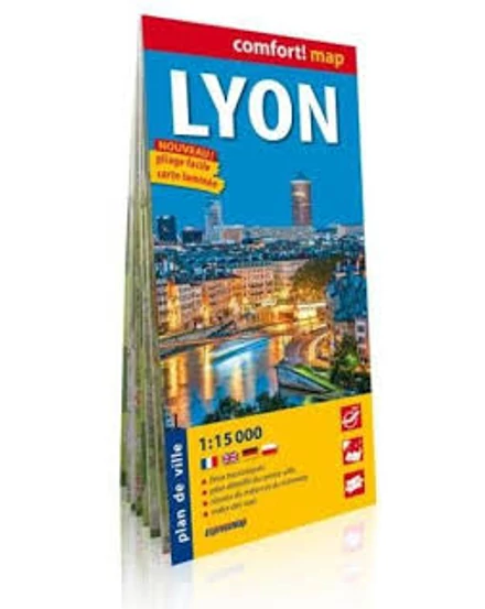 Cartographia Lyon Comfort várostérkép 9788380463684