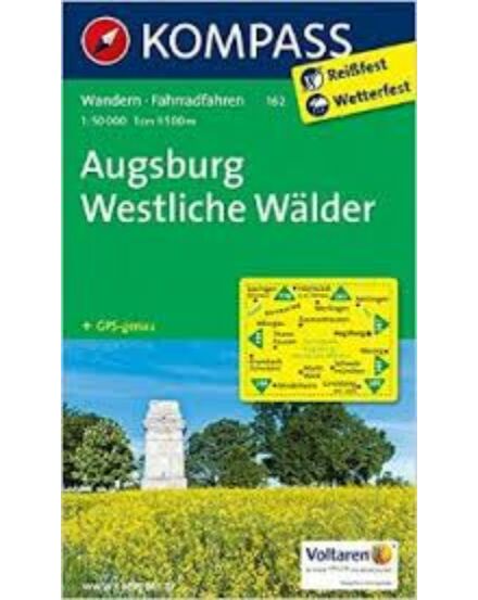 Cartographia K 162 Augsburg, Nyugati-Erdők turistatérkép 9783850266918