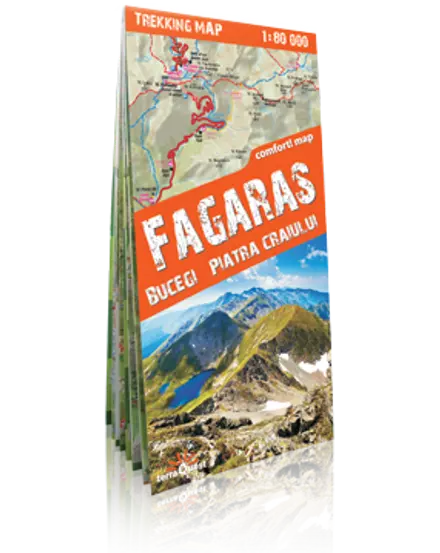 Cartographia Fogarasi-havasok, Bucsecs-hegység, Királykő-hegység trekking térkép 9788361155751