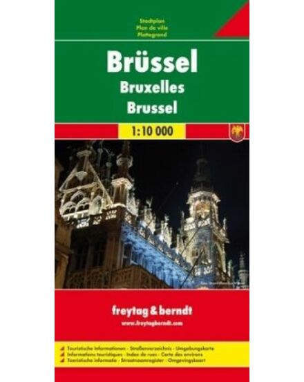 Cartographia Brüsszel várostérkép (Freytag) 9783707908121