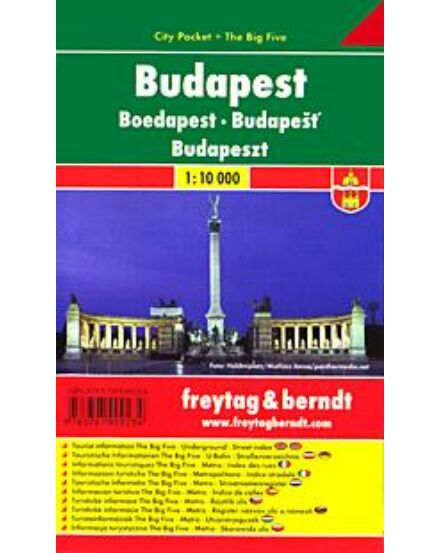 Cartographia Budapest City térkép (Freytag) 9783707909234