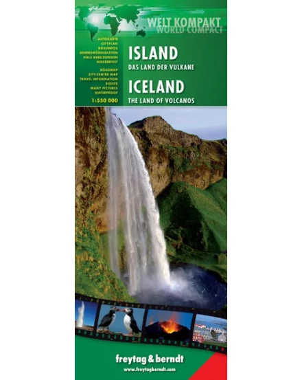 Cartographia Izland térkép - laminált (Freytag) 9783707913200