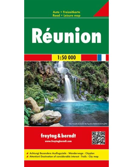 Cartographia Réunion térkép (Freytag) 9783707916850
