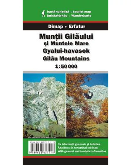 Cartographia Gyalui-havasok turistatérkép 9789638637918