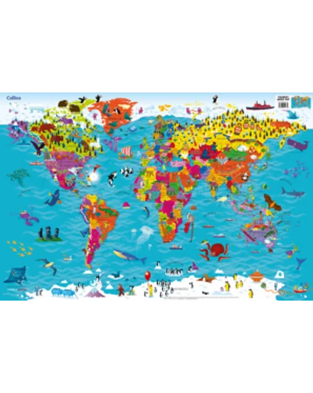 Cartographia Világtérkép gyerekeknek 9780008114732
