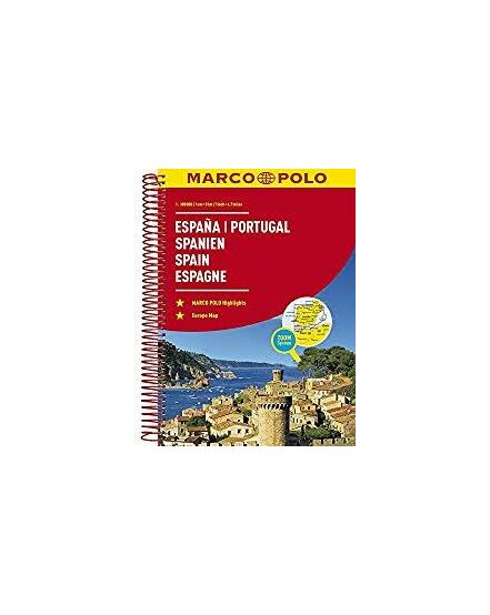 Cartographia Spanyolország és Portugália atlasz 9783829736893
