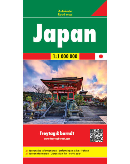 Cartographia Japán térkép (Freytag) 9783707913873
