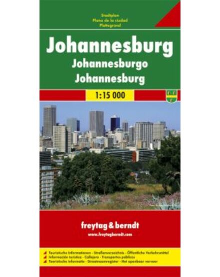 Cartographia Johannesburg várostérkép (Freytag) 9783707906431