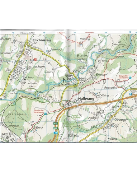 K 017 Salzburg és környéke turistatérkép
