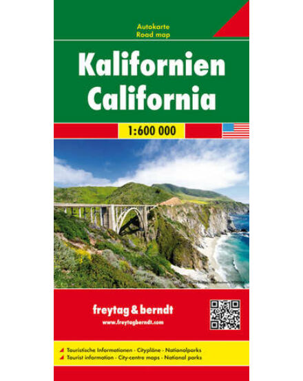 Cartographia Kalifornia térkép (Freytag) 9783707914337