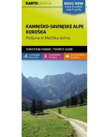 Cartographia Kamniki-Alpok turistatérkép kalauzzal 3830048522519