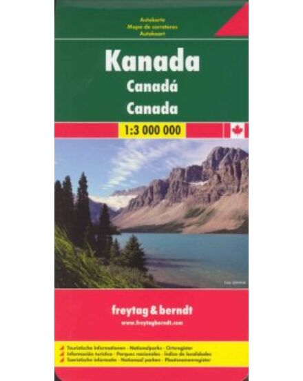 Cartographia Kanada térkép (Freytag) 9783707910643