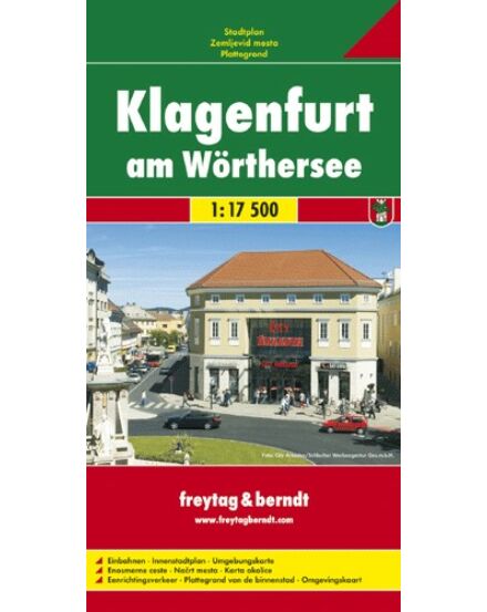 Cartographia Klagenfurt várostérkép (Freytag) 9783850841191