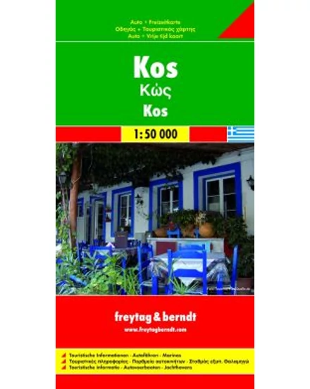 Cartographia Kos térkép (Freytag) 9783850845854