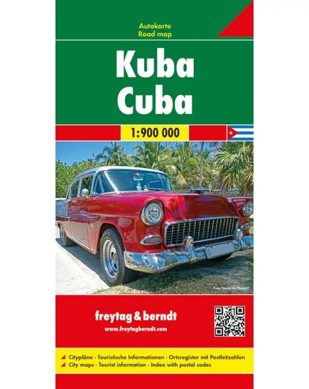 Cartographia Kuba térkép (Freytag) 9783707916614