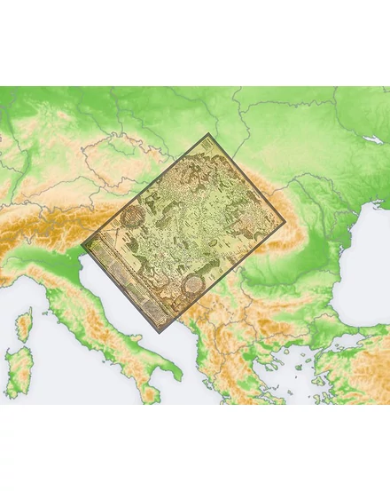 Lázár deák fakszimile 80 x 56 cm falitérkép-Tabula Hungariae - választható kivitel