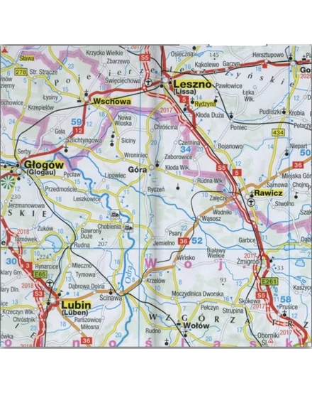 Lengyelország térkép - ADAC