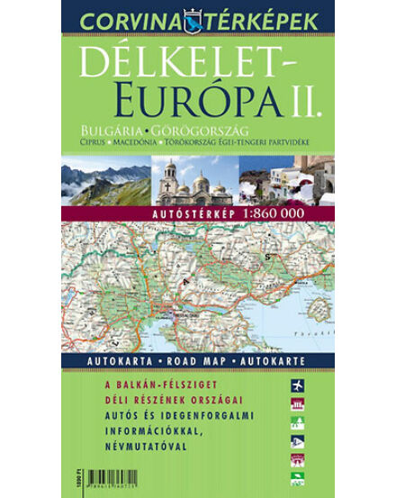 Cartographia Délkelet-Európa II. térkép 9789631360721
