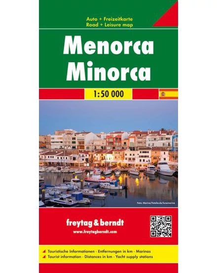 Cartographia Menorca térkép (Freytag) 9783707916256
