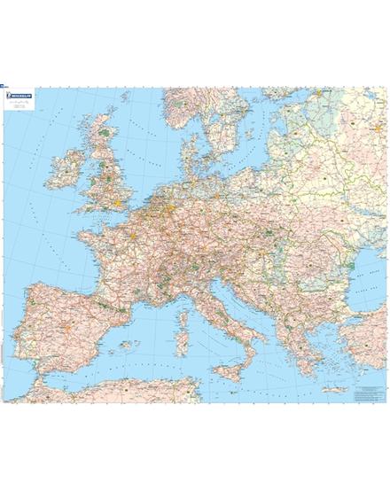 európa térkép michelin Európa politikai térkép fóliás