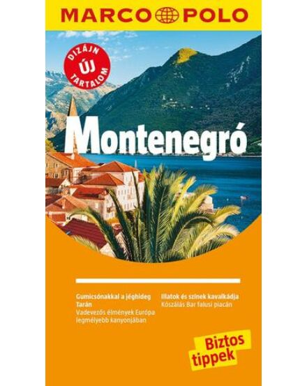 Cartographia Montenegró útikönyv 9789631365627
