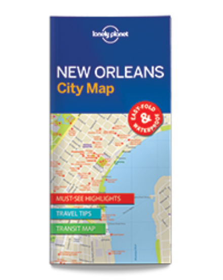 Cartographia  - New Orleans laminált térkép Lonely Planet