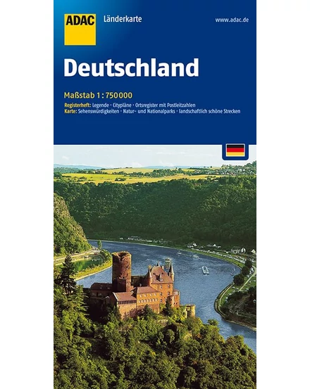 Cartographia Németország térkép - ADAC 9783826416996