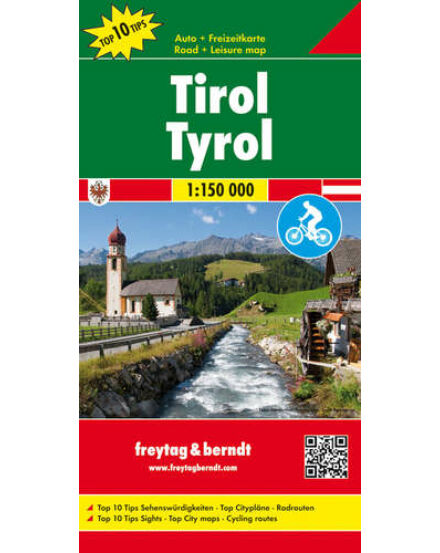 Cartographia Tirol térkép (Freytag) 9783707915273