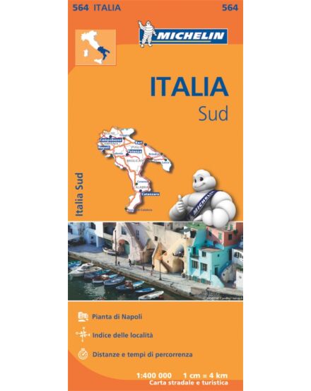 Cartographia Olaszország (dél) térkép - Michelin 564 9782067184053