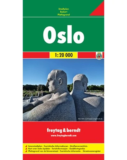 Cartographia Oslo várostérkép (Freytag) 9783707903522