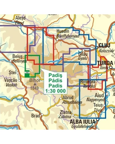 Pádis turistatérkép