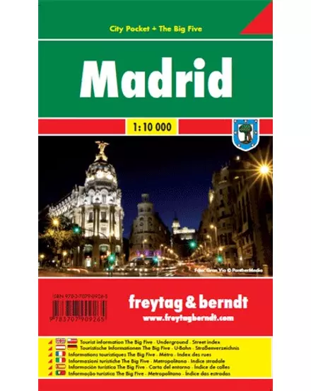 Cartographia Madrid City Pocket várostérkép (Freytag) 9783707909265