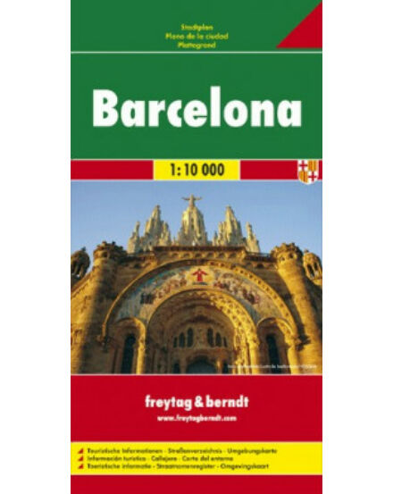 Cartographia Barcelona várostérkép (Freytag) 9783707907100