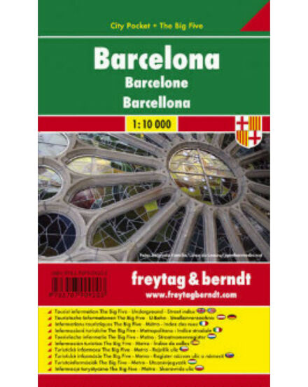 Cartographia  - Barcelona City Pocket várostérkép