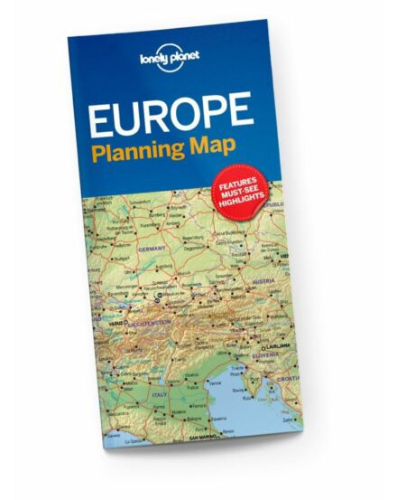 Cartographia  - Európa útvonaltervező térkép Lonely Planet